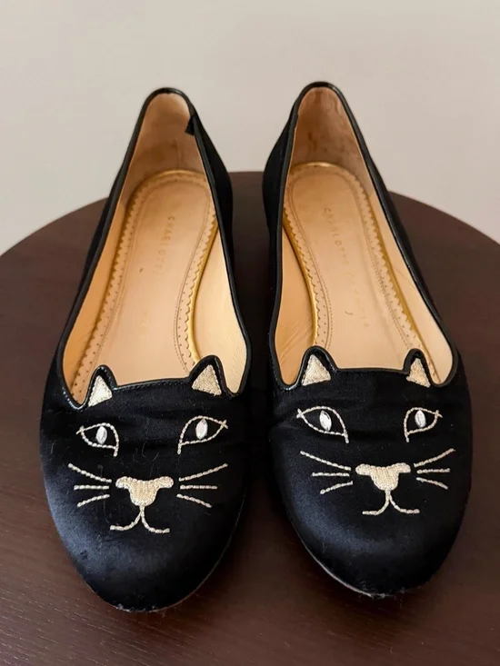 Charlotte Olympia Kitty Flats - Picture 2 of 7